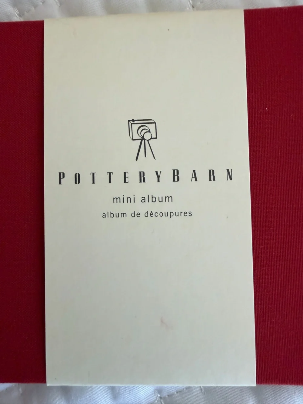 2 Pottery Barn Mini Photo Albums Guest Books/Journals NWT